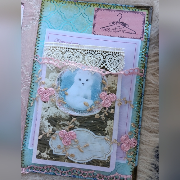 Boho Whimsical Forest Soft Cover Handmade Journal - Picture 5 of 14